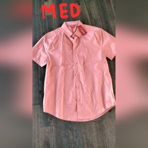Guess Men's Coral Button Down Shirt
